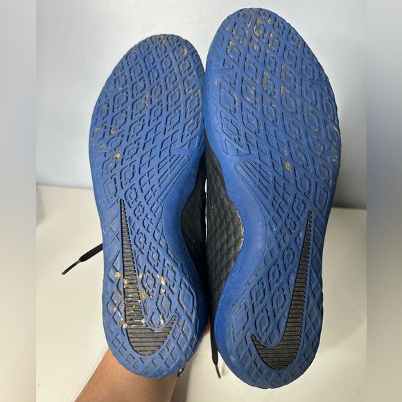 Men’s Nike Hypervenom indoor soccer shoes Size 11.5 Black / Blue Nikeskin - Picture 5 of 6